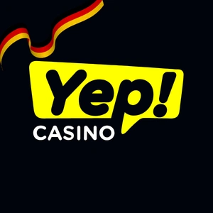 Das Yep Casino Logo erscheint über einer E-Mail-Bestätigung, die dich auffordert, deine E-Mails zu prüfen, um dein Konto zu bestätigen.