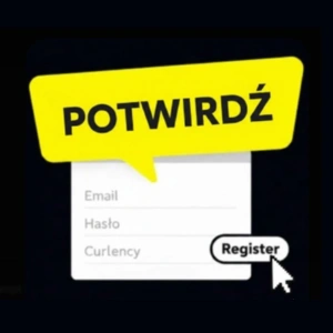 Logo Yep Casino znajduje się nad formularzem rejestracyjnym z przyciskiem „Zarejestruj się”, zachęcającym do podania danych w celu utworzenia konta.